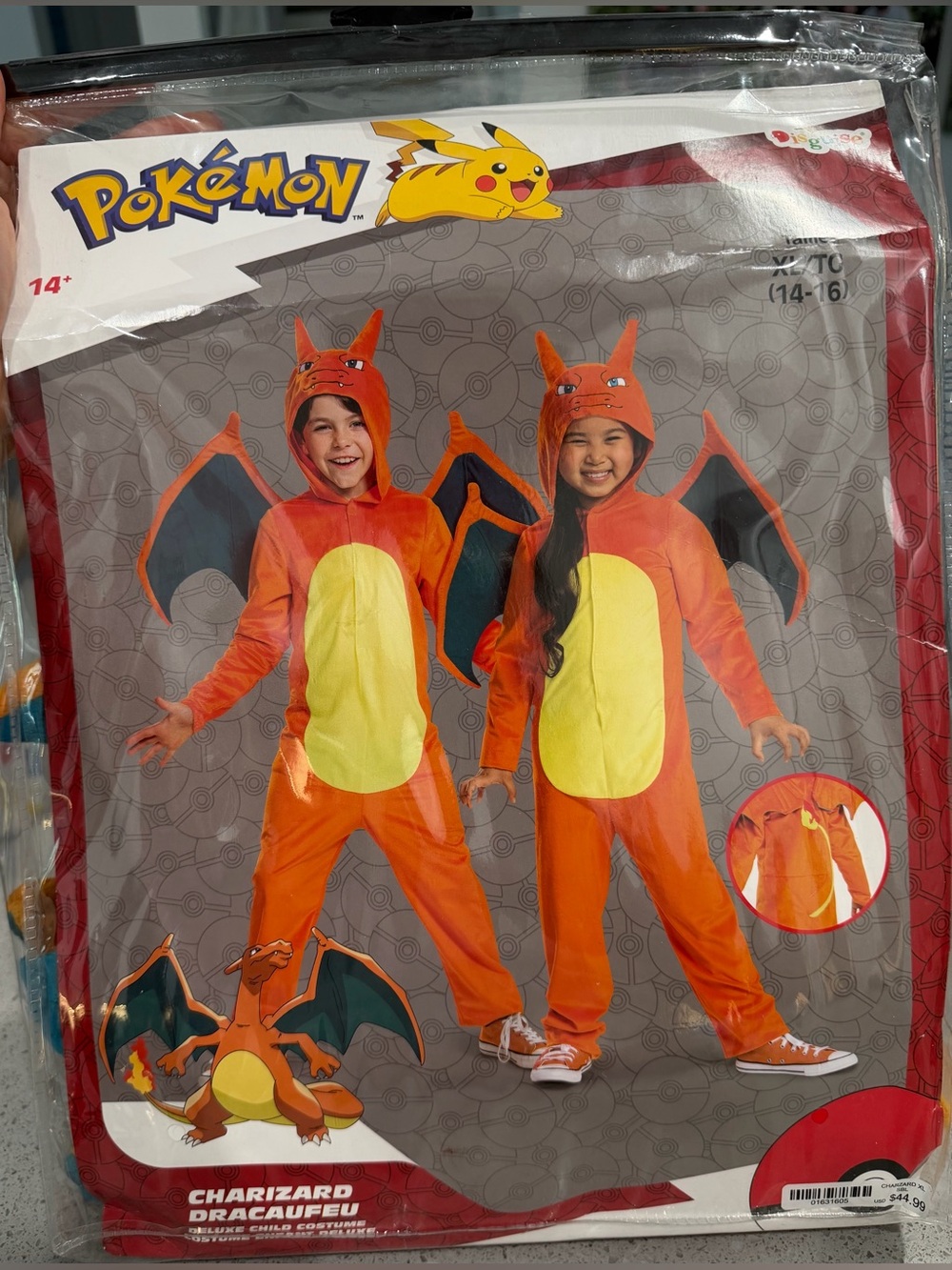 Disguise Charizard Dracaufeu Deluxe Child Costume